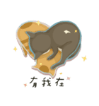 greyish cat（個別スタンプ：8）