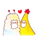 Yellow banana star ＆ Cotton candy（個別スタンプ：33）