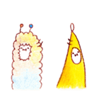 Yellow banana star ＆ Cotton candy（個別スタンプ：38）