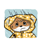 Yellow marten Enjoy mountaineering（個別スタンプ：7）
