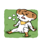 Yellow marten Enjoy mountaineering（個別スタンプ：11）