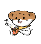 Yellow marten Enjoy mountaineering（個別スタンプ：18）