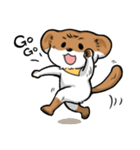 Yellow marten Enjoy mountaineering（個別スタンプ：27）