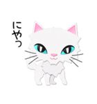 白猫のサンデー（個別スタンプ：3）