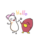 サツマイモとピーナッツ（個別スタンプ：1）