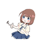 いろいろ制服女子（個別スタンプ：2）