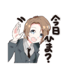 いろいろ制服女子（個別スタンプ：7）