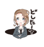 いろいろ制服女子（個別スタンプ：8）