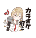 いろいろ制服女子（個別スタンプ：15）
