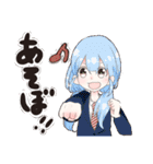 いろいろ制服女子（個別スタンプ：24）