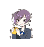 いろいろ制服女子（個別スタンプ：25）