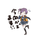 いろいろ制服女子（個別スタンプ：26）