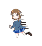 いろいろ制服女子（個別スタンプ：32）