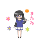 眼鏡の女の子（個別スタンプ：8）