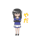 眼鏡の女の子（個別スタンプ：22）