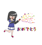 眼鏡の女の子（個別スタンプ：32）