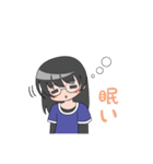 眼鏡の女の子（個別スタンプ：34）