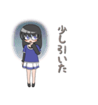 眼鏡の女の子（個別スタンプ：35）