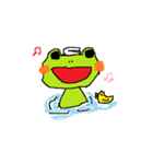 Loose frog sticker（個別スタンプ：4）