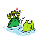 Loose frog sticker（個別スタンプ：5）