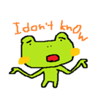 Loose frog sticker（個別スタンプ：26）