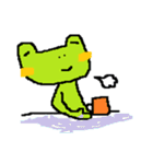 Loose frog sticker（個別スタンプ：32）