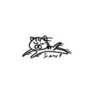 眠りの猫次郎（個別スタンプ：24）