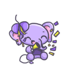 Violet Little Elephant (no text)（個別スタンプ：23）