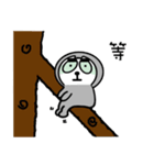 This is a sloth who kinda like a human（個別スタンプ：10）