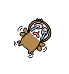 This is a sloth who kinda like a human（個別スタンプ：25）