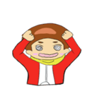Red man cool（個別スタンプ：23）