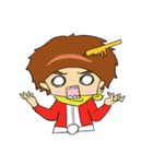 Red man cool（個別スタンプ：27）