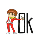 Red man cool（個別スタンプ：28）
