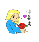 Red man cool（個別スタンプ：38）