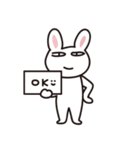 The weird bunny（個別スタンプ：4）