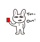 The weird bunny（個別スタンプ：34）