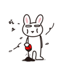 The weird bunny（個別スタンプ：37）