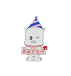 カバのカバ吉で~す。（個別スタンプ：5）