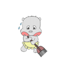 カバのカバ吉で~す。（個別スタンプ：6）