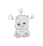 カバのカバ吉で~す。（個別スタンプ：10）