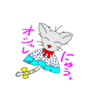 テルテルねこ（個別スタンプ：3）