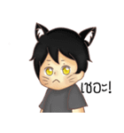 Cat Pig And Dophin trouble maker（個別スタンプ：16）