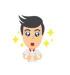 Si Budi (English)（個別スタンプ：3）