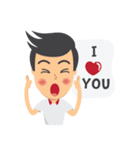 Si Budi (English)（個別スタンプ：35）