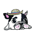 フレブル★まゆげ犬どん④（個別スタンプ：1）
