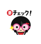 へなちょこバドミントン（個別スタンプ：25）