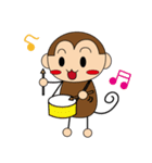 さる君とうさぎちゃん（個別スタンプ：3）
