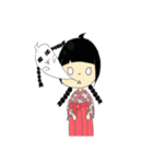 大正ロマン美少女（個別スタンプ：5）
