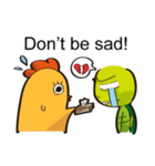 Chicken ＆ Turtle（個別スタンプ：7）