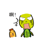 Chicken ＆ Turtle（個別スタンプ：12）